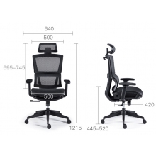  小蠻腰雙背人體工學(xué)轉(zhuǎn)椅 坐躺兩用撐腰護(hù)頸 高彈網(wǎng)面可調(diào)節(jié)滑動(dòng) 電腦椅辦公椅電競椅子 【經(jīng)典款】黑色 